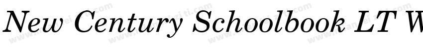 New Century Schoolbook LT W01Rm字体转换